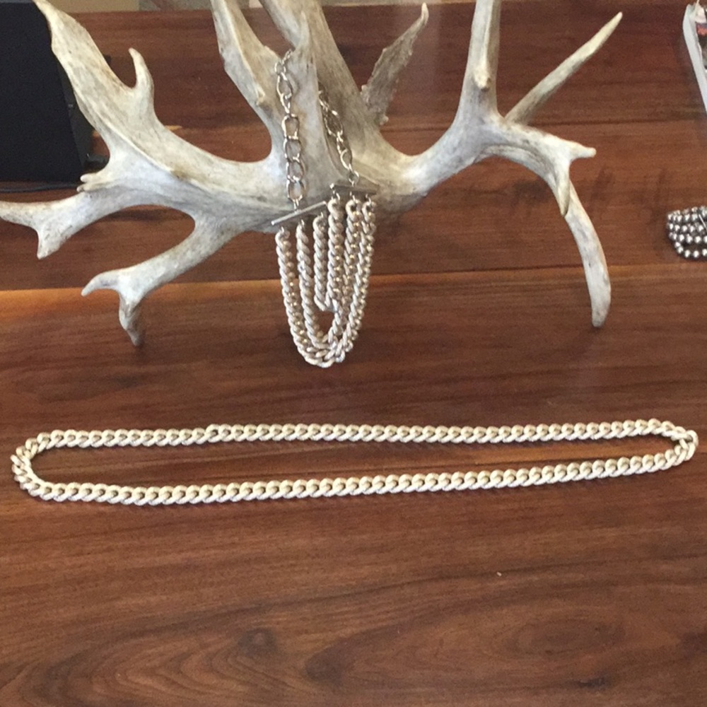 Necklace layering set and bracelet